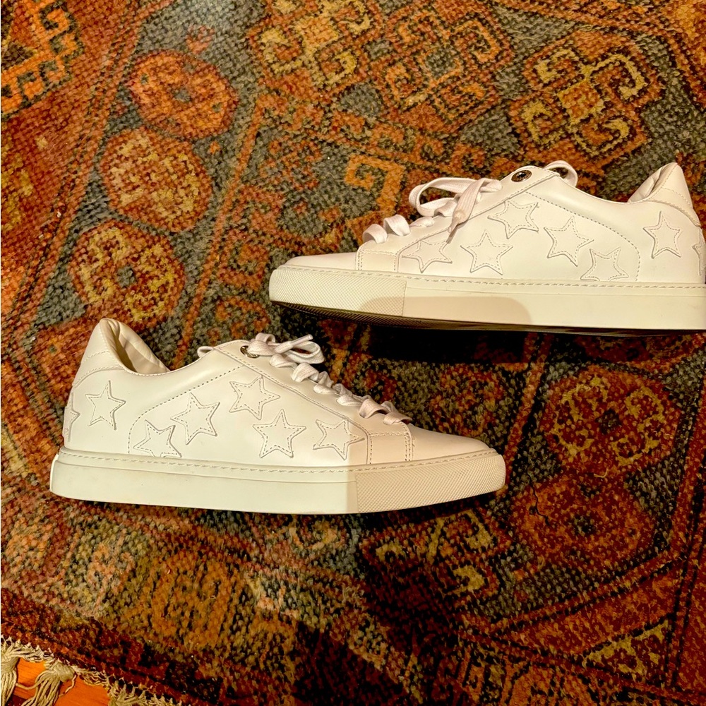 Zadig + Voltaire Stars Leather Sneakers